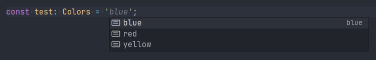 IntelliSense working